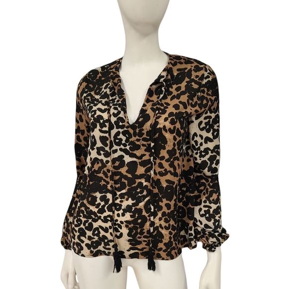 Leopard Print Blouse by Buddy Love Small - Picture 7 of 10